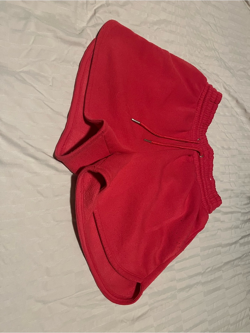 Pink Women's Fleece Lounge Shorts
